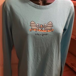 Long sleeve Life is Good shirt